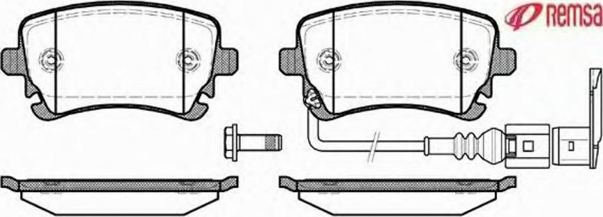 Metzger 089711 - Гальмівні колодки, дискові гальма autozip.com.ua