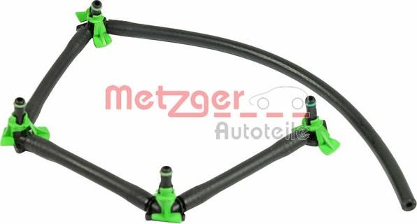 Metzger 0840048 - Шланг, витік палива autozip.com.ua