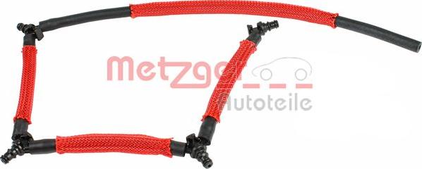 Metzger 0840066 - Шланг, витік палива autozip.com.ua