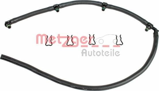 Metzger 0840030 - Шланг, витік палива autozip.com.ua