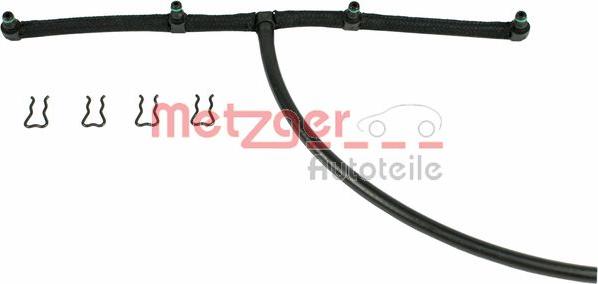 Metzger 0840021 - Шланг, витік палива autozip.com.ua