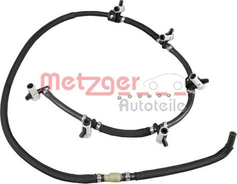 Metzger 0840075 - Шланг, витік палива autozip.com.ua