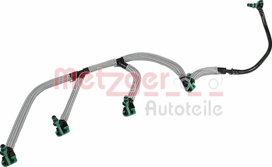 Metzger 0840142 - Шланг, витік палива autozip.com.ua