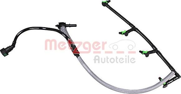 Metzger 0840108 - Шланг, витік палива autozip.com.ua