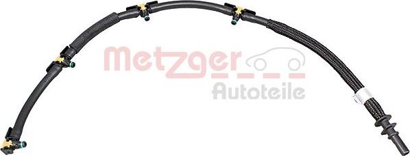 Metzger 0840135 - Шланг, витік палива autozip.com.ua