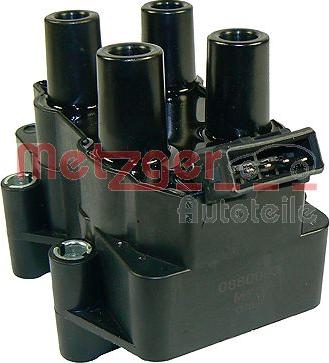 Metzger 0880003 - Котушка запалювання autozip.com.ua
