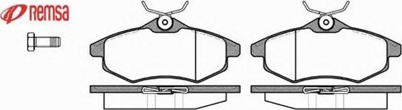 Metzger 088100 - Гальмівні колодки, дискові гальма autozip.com.ua