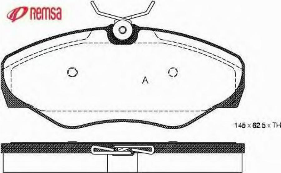 Metzger 083400 - Гальмівні колодки, дискові гальма autozip.com.ua
