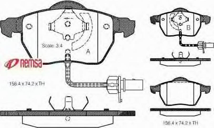 Metzger 0390.52 - Гальмівні колодки, дискові гальма autozip.com.ua