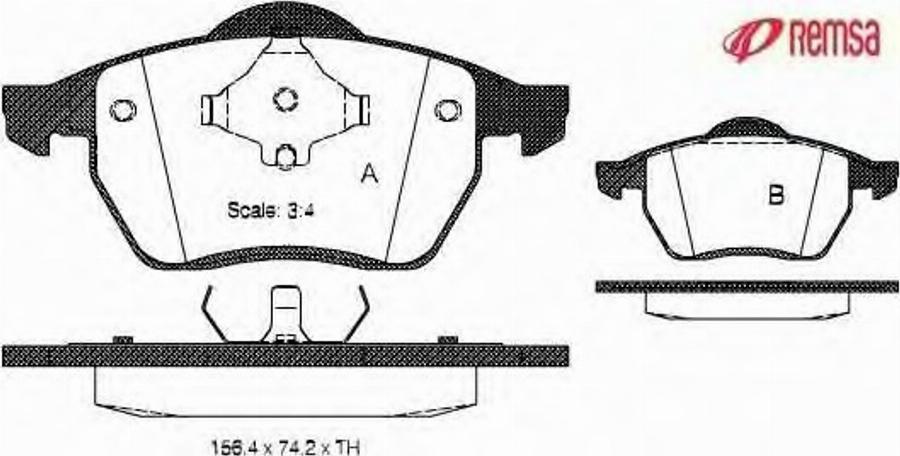 Metzger 0390.00 - Гальмівні колодки, дискові гальма autozip.com.ua