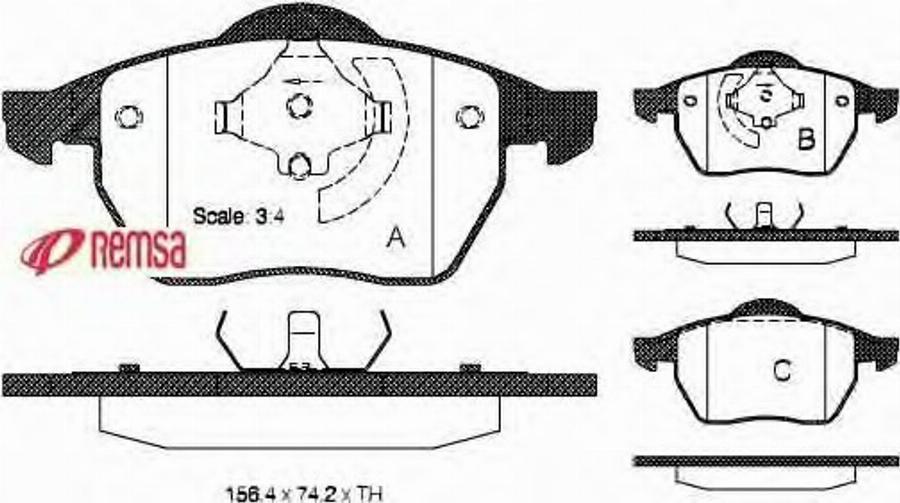 Metzger 0390.01 - Гальмівні колодки, дискові гальма autozip.com.ua