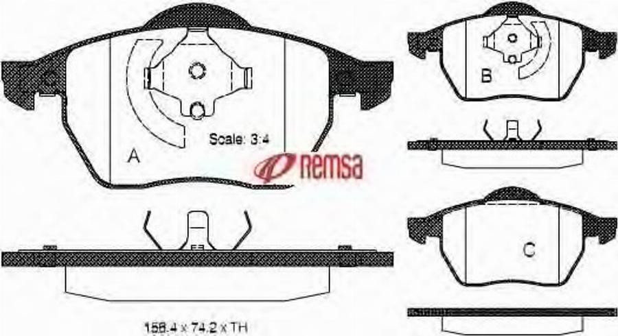 Metzger 0390.20 - Гальмівні колодки, дискові гальма autozip.com.ua