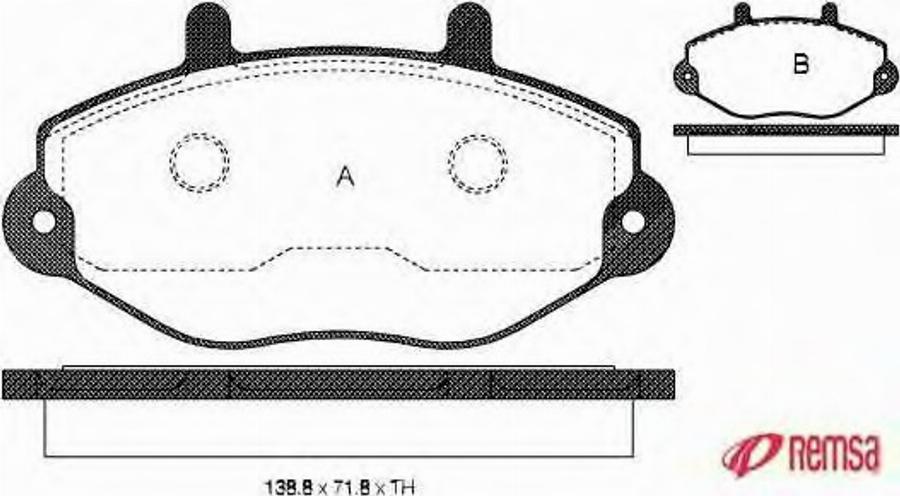 Metzger 039200 - Гальмівні колодки, дискові гальма autozip.com.ua