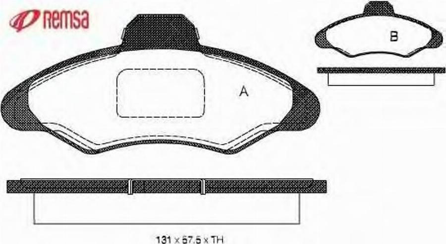 Metzger 033100 - Гальмівні колодки, дискові гальма autozip.com.ua