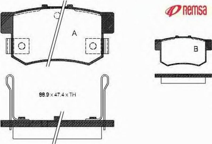 Metzger 032502 - Гальмівні колодки, дискові гальма autozip.com.ua