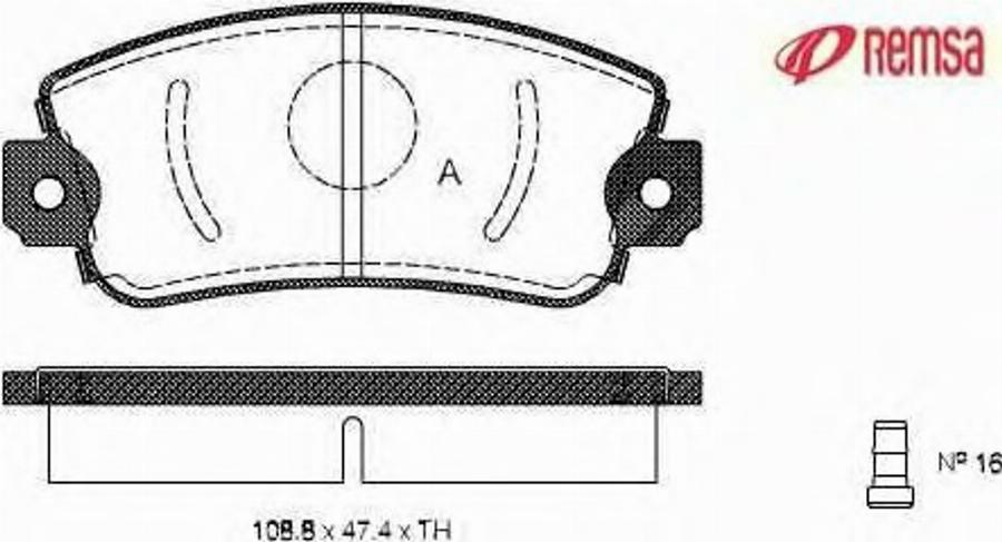 Metzger 037202 - Гальмівні колодки, дискові гальма autozip.com.ua