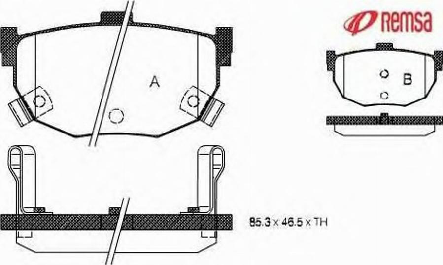 Metzger 029412 - Гальмівні колодки, дискові гальма autozip.com.ua