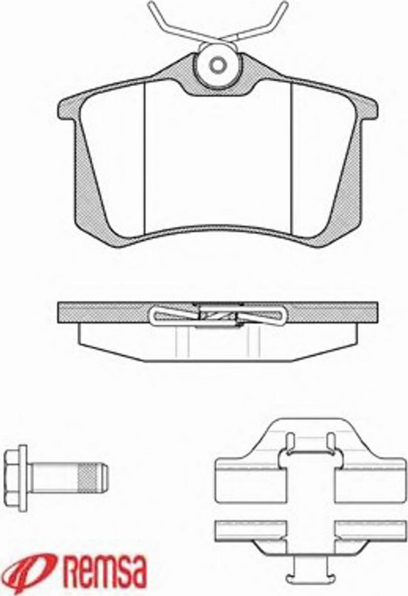 Metzger 026303 - Гальмівні колодки, дискові гальма autozip.com.ua