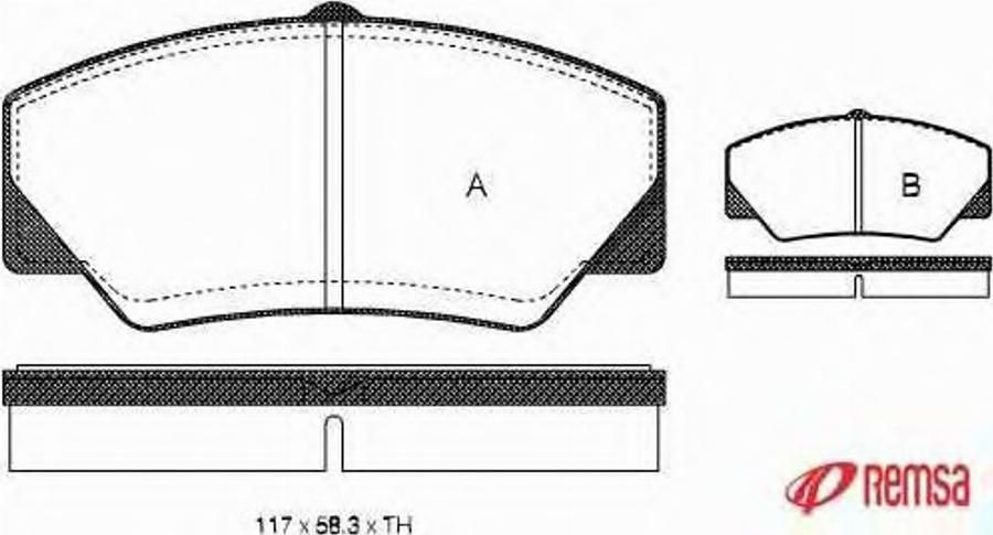 Metzger 020600 - Гальмівні колодки, дискові гальма autozip.com.ua