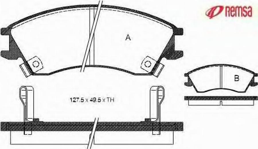 Metzger 022402 - Гальмівні колодки, дискові гальма autozip.com.ua