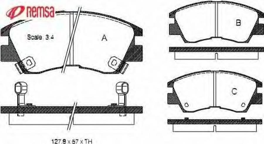 Metzger 027502 - Гальмівні колодки, дискові гальма autozip.com.ua