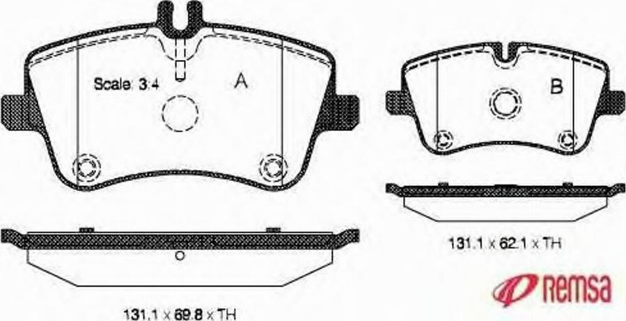 Metzger 076800 - Гальмівні колодки, дискові гальма autozip.com.ua