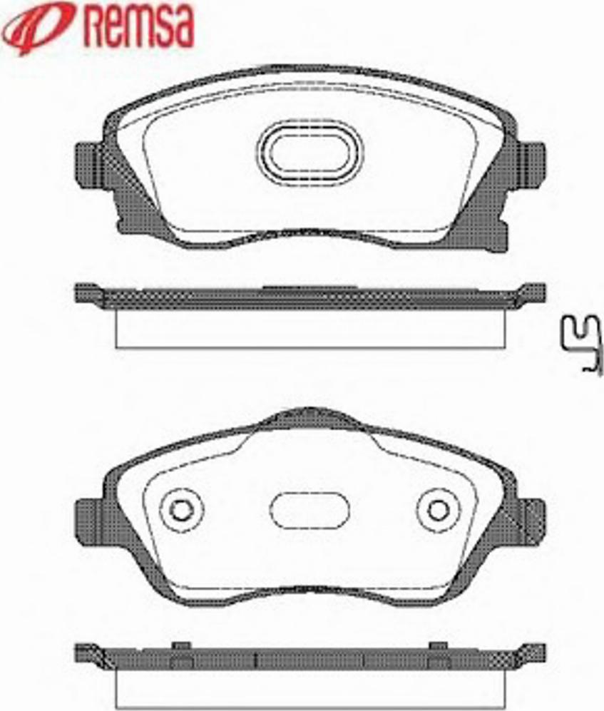 Metzger 077412 - Гальмівні колодки, дискові гальма autozip.com.ua