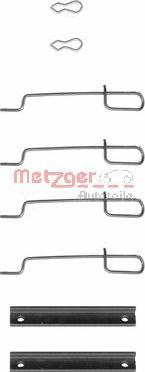 Metzger 109-0992 - Комплектуючі, колодки дискового гальма autozip.com.ua
