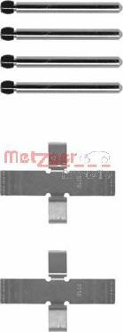 Metzger 109-0902 - Комплектуючі, колодки дискового гальма autozip.com.ua