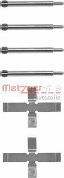 Metzger 109-0980 - Комплектуючі, колодки дискового гальма autozip.com.ua