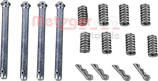 Metzger 109-0970 - Комплектуючі, колодки дискового гальма autozip.com.ua