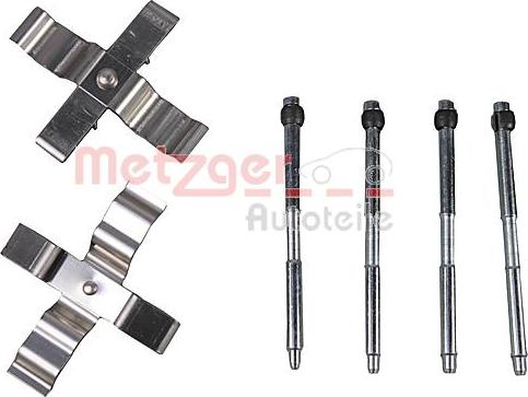 Metzger 109-0055 - Комплектуючі, колодки дискового гальма autozip.com.ua