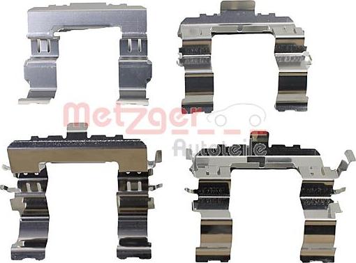 Metzger 109-0020 - Комплектуючі, колодки дискового гальма autozip.com.ua