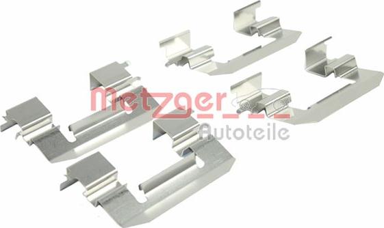 Metzger 109-0023 - Комплектуючі, колодки дискового гальма autozip.com.ua