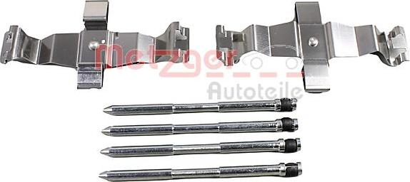 Metzger 109-0122 - Комплектуючі, колодки дискового гальма autozip.com.ua