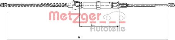 Metzger 10.9034 - Трос, гальмівна система autozip.com.ua