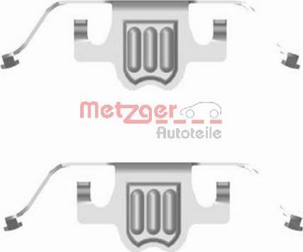 Metzger 109-1695 - Комплектуючі, колодки дискового гальма autozip.com.ua