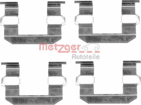 Metzger 109-1645 - Комплектуючі, колодки дискового гальма autozip.com.ua