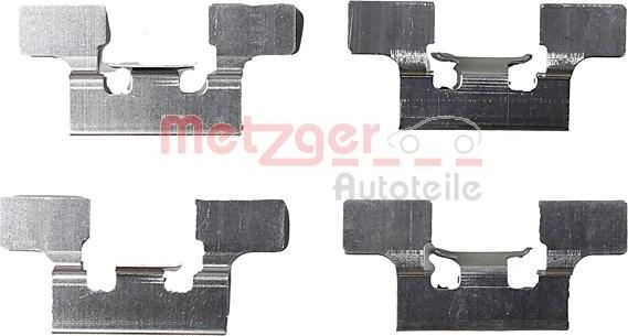 Metzger 109-1647 - Комплектуючі, колодки дискового гальма autozip.com.ua