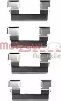 Metzger 109-1655 - Комплектуючі, колодки дискового гальма autozip.com.ua