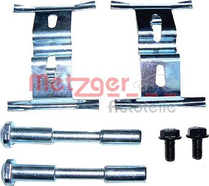 Metzger 109-1658 - Комплектуючі, колодки дискового гальма autozip.com.ua