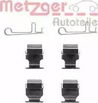 Metzger 109-1604 - Комплектуючі, колодки дискового гальма autozip.com.ua
