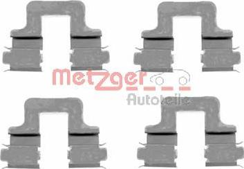 Metzger 109-1606 - Комплектуючі, колодки дискового гальма autozip.com.ua