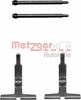 Metzger 109-1602 - Комплектуючі, колодки дискового гальма autozip.com.ua