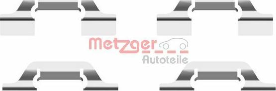 Metzger 109-1685 - Комплектуючі, колодки дискового гальма autozip.com.ua