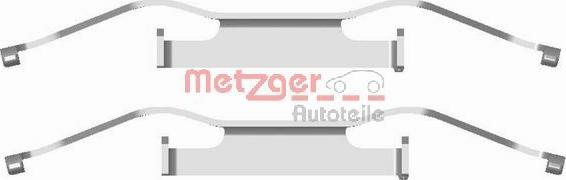 Metzger 109-1680 - Комплектуючі, колодки дискового гальма autozip.com.ua