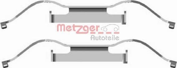 Metzger 109-1681 - Комплектуючі, колодки дискового гальма autozip.com.ua