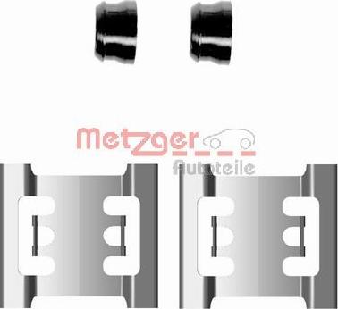 Metzger 109-1688 - Комплектуючі, колодки дискового гальма autozip.com.ua