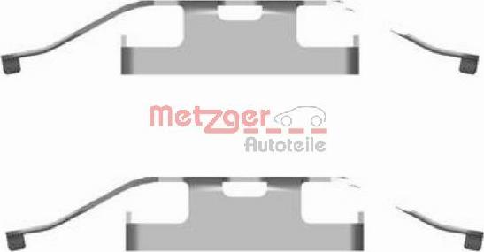 Metzger 109-1682 - Комплектуючі, колодки дискового гальма autozip.com.ua