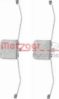 Metzger 109-1639 - Комплектуючі, колодки дискового гальма autozip.com.ua